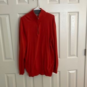 1/4 zip long sleeve sweater